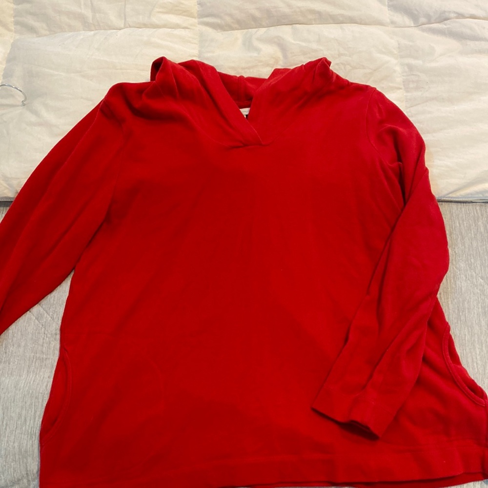 Pure Jill Fleece Crossover Hoodie